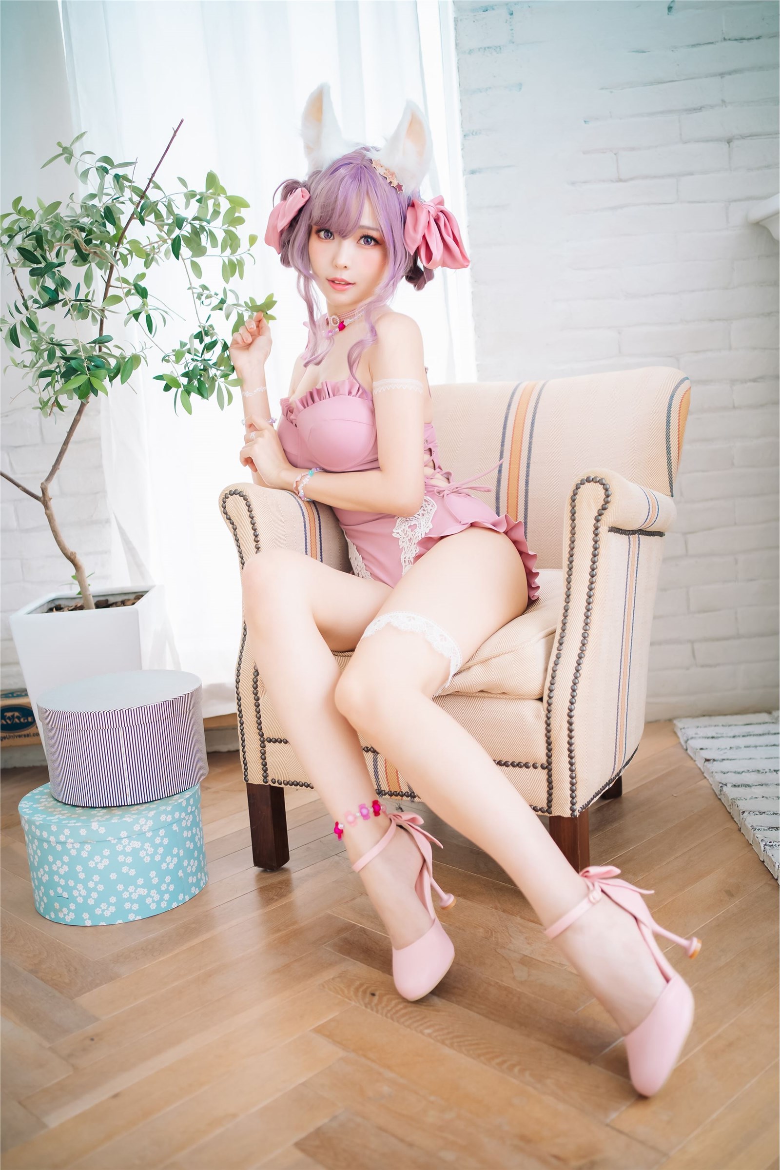 ElyEE sub - NO.82 Fluffy Summer - Original Swimsuit pink(26)